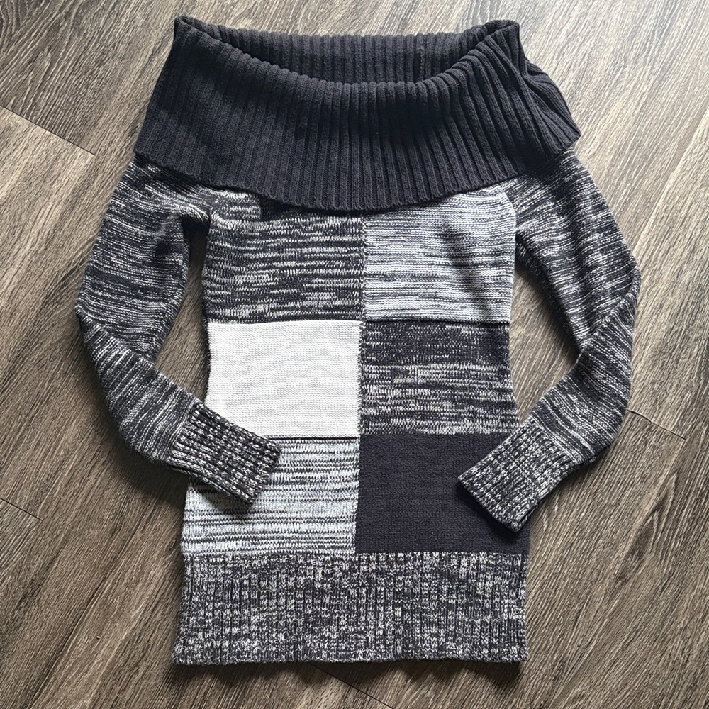 Vintage Cache Patchwork Sweater - image 1
